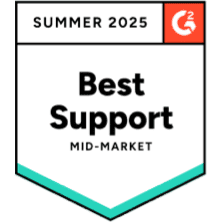 获得2022夏季SoftwareSuggest 用户认证的最佳选择徽章